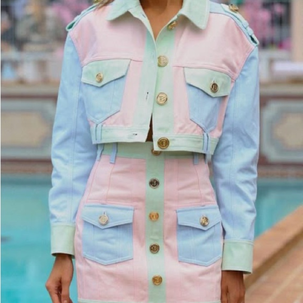 Fashion to Figure Pink and Green Mini Cargo